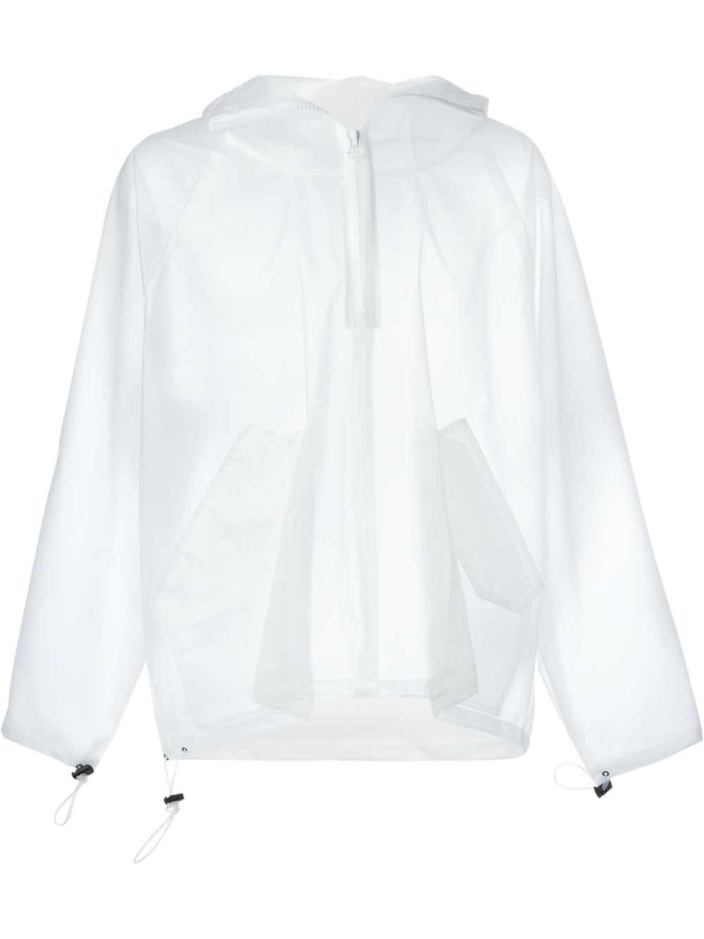 Off-White transparent short raincoat Men Clothing Trench & Raincoats