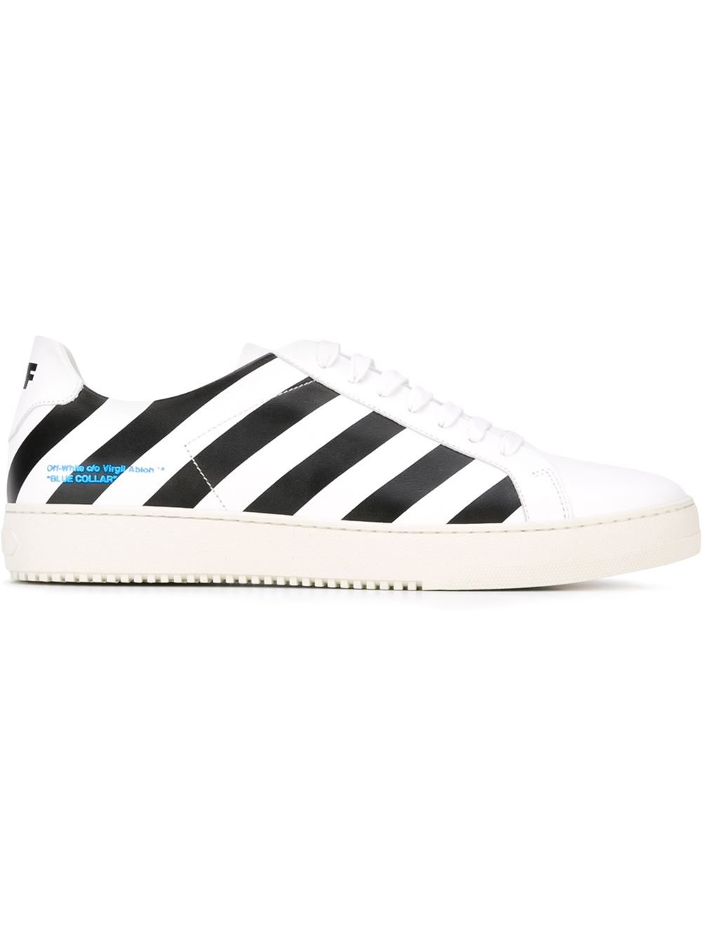 Off-White diagonal stripe sneakers Men Shoes Trainers