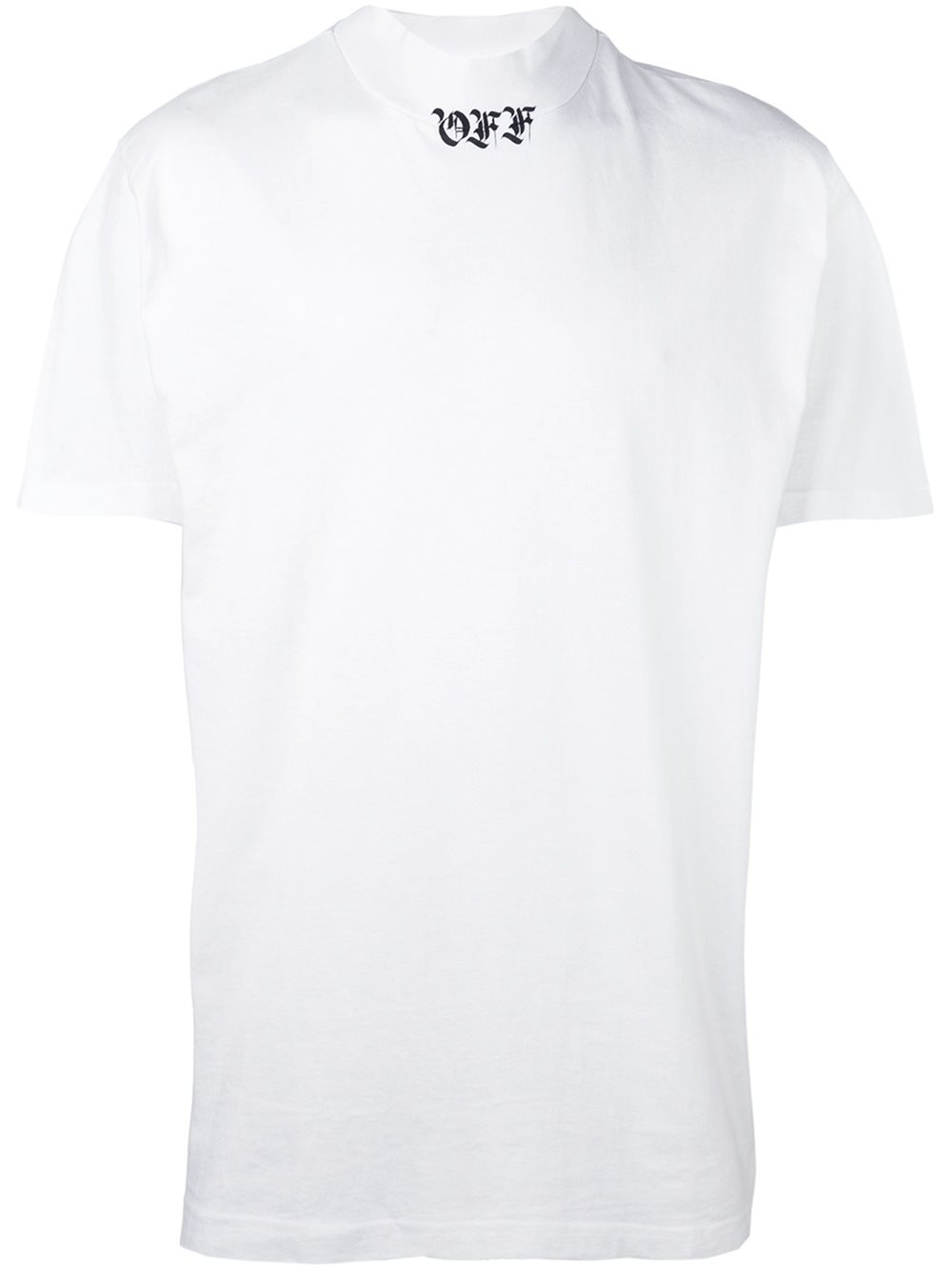 Off-White mock neck T-shirt WHITE Men Clothing T-Shirts