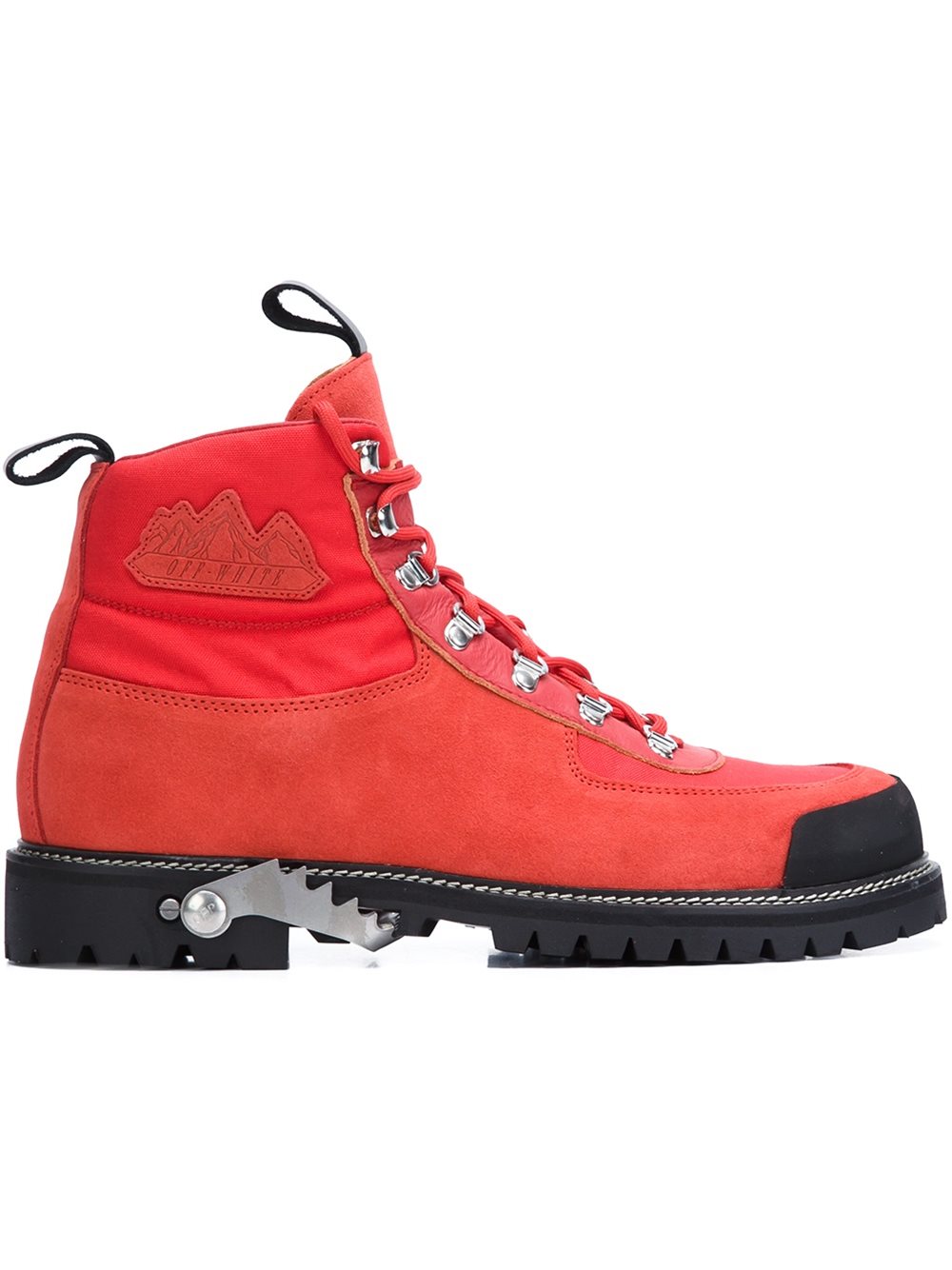 Off-White 'King Cordura' boots Red/Red Men Shoes