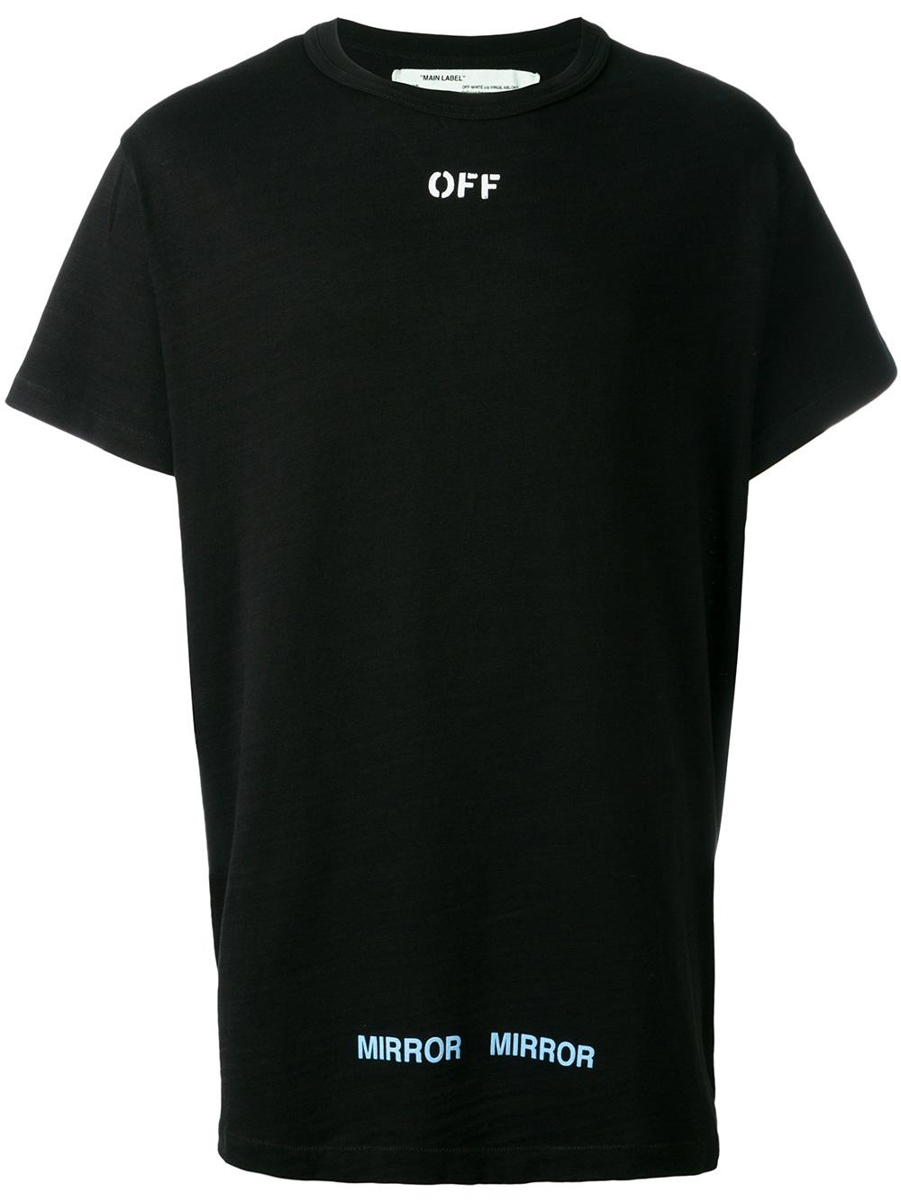 Off-White logo print T-shirt 1001 Men Clothing T-Shirts