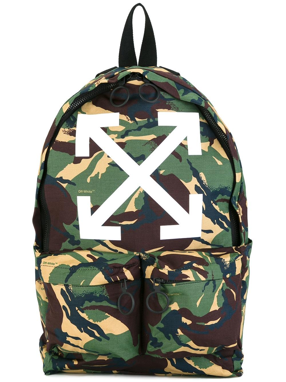 Off-White camouflage print backapck 9901 Men Bags Backpacks