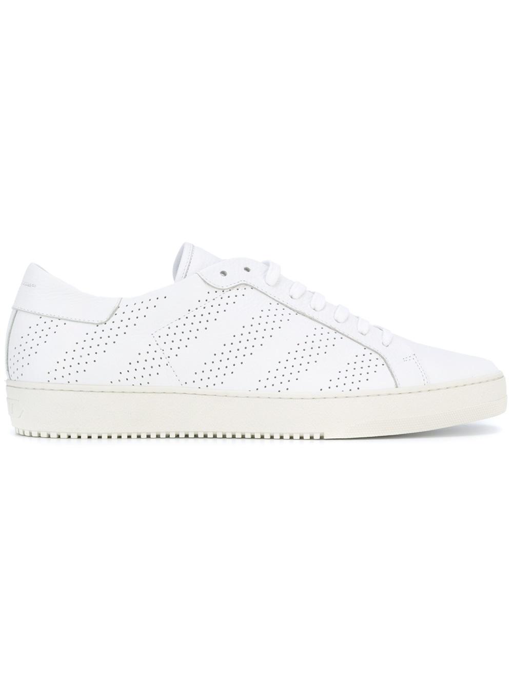 Off-White perforated sneakers BIANCO Men Shoes Trainers