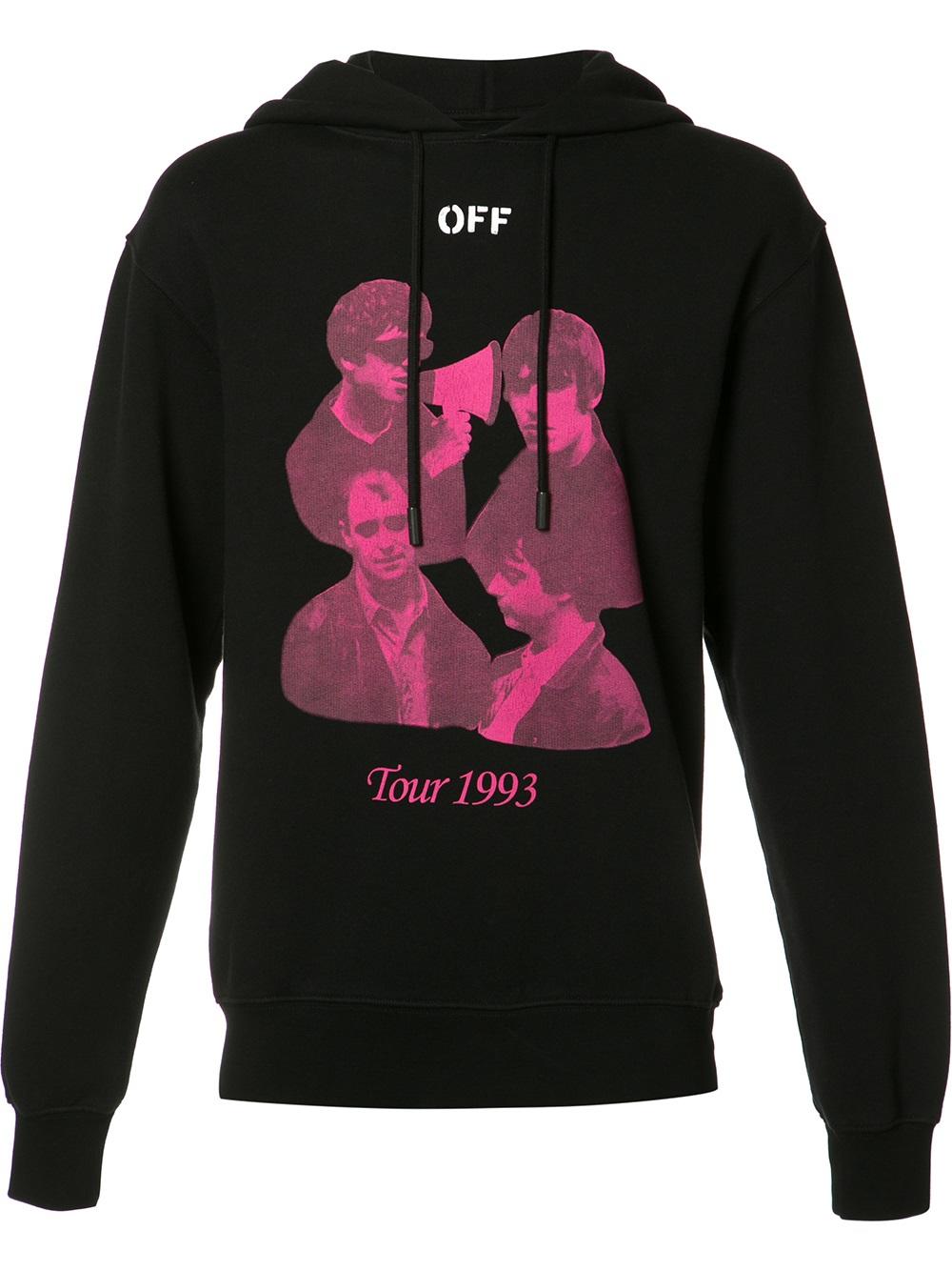 Off-White Tour 1993 hoodie 1028 Men Clothing Hoodies