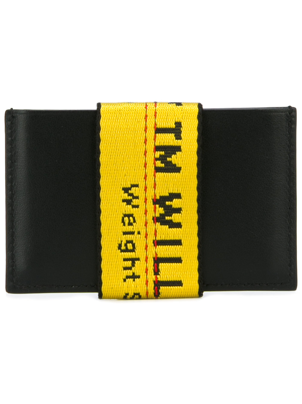 Off-White elasticated fastening cardholder black multicolor Men Accessories Wallets & Cardholders
