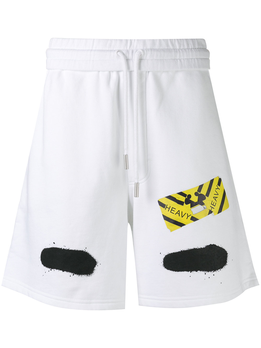 Off-White Diagonal Spray sweatshorts 0110 Men Clothing Bermuda Shorts
