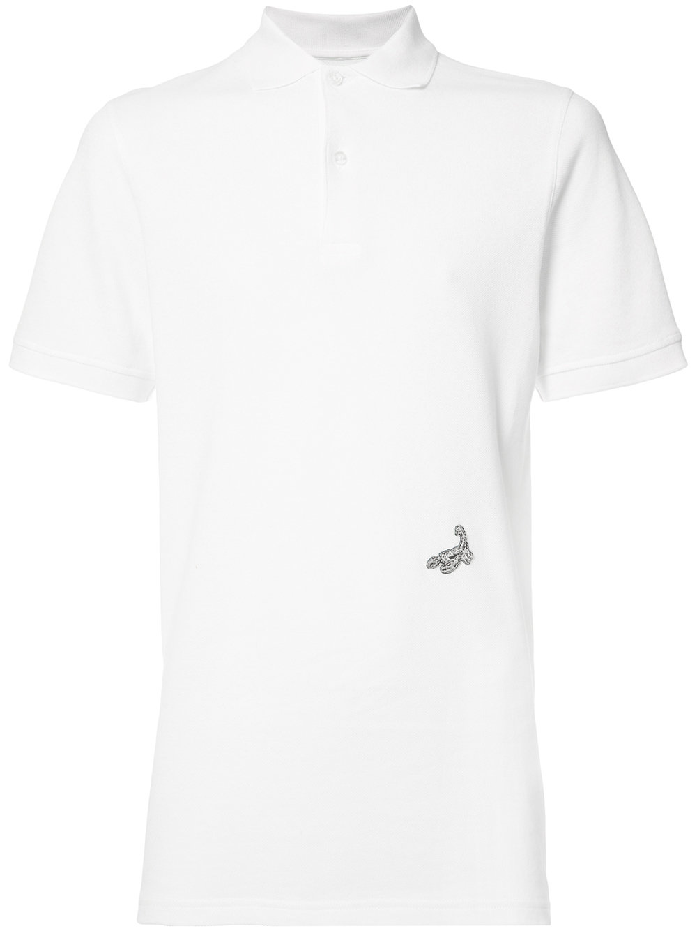 Off-White polo shirt WHITE&SILVER Men Clothing Shirts