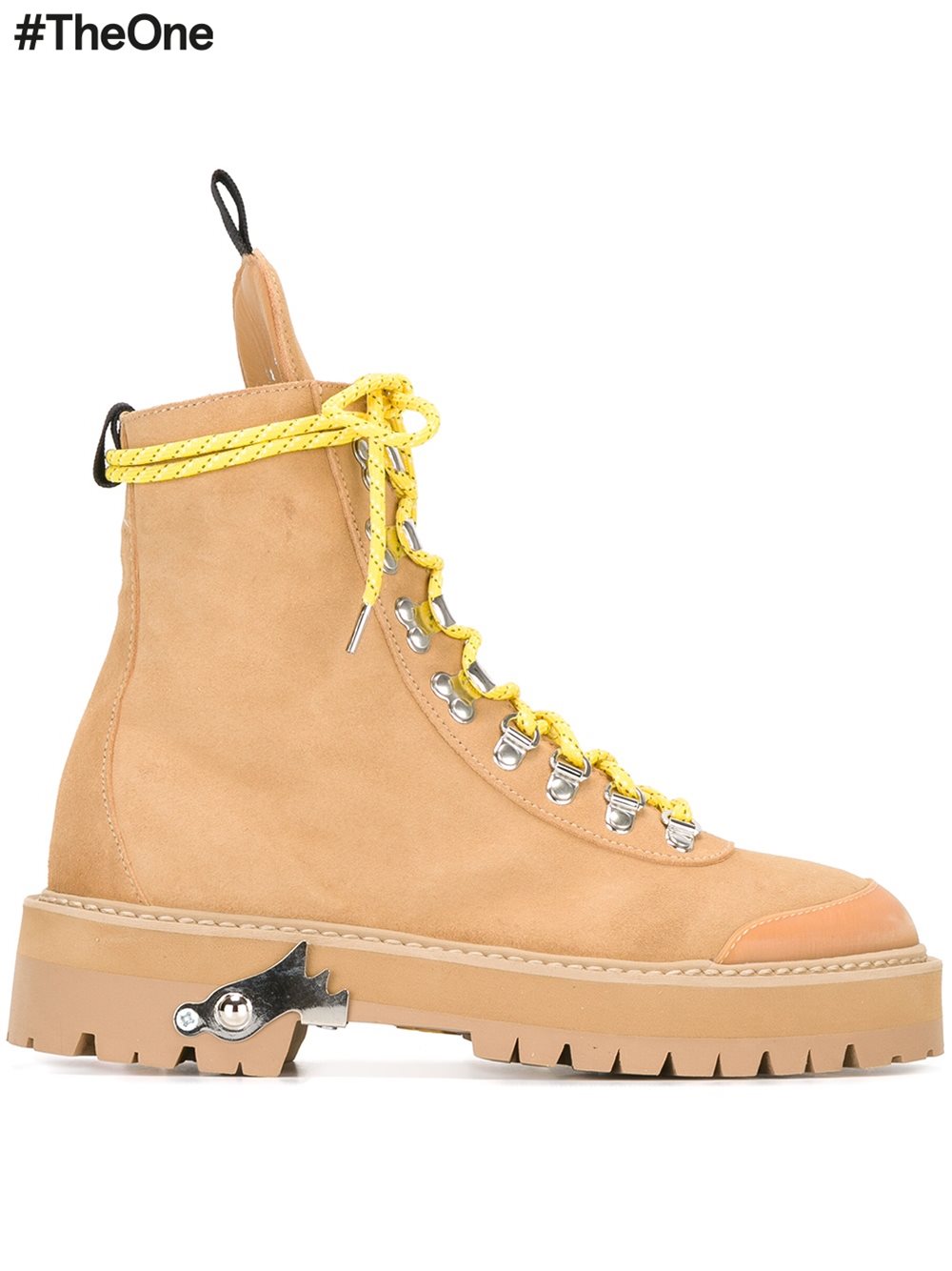 Off-White lace-up ankle boots 5151 LIGHT BROWN Women Shoes