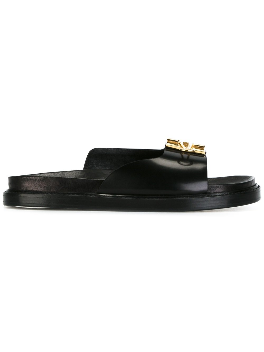 Off-White binder clip flip flops BLACK NO COLOR Women Shoes